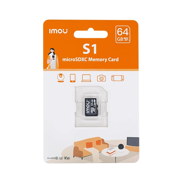 کارت حافظه MicroSD آیمو مدل S1 کلاس 10 سرعت 100MBps ظرفیت 64GB