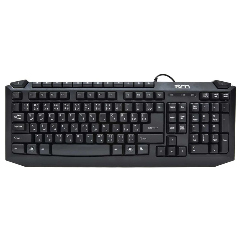 کیبورد و ماوس تسکو مدل TKM 8054N، سوییچ ممبران، Full-Size