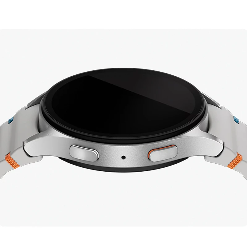 ساعت هوشمند سامسونگ مدل Galaxy Watch 7 44mm دارای قابلیت های کنترل موسیقی (Music Player) بند پلاستیک