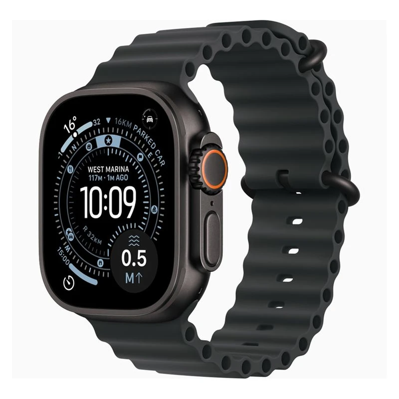 ساعت هوشمند 49 میلی متری اپل مدل Ultra 3 Black Titanium Case با بند Ocean