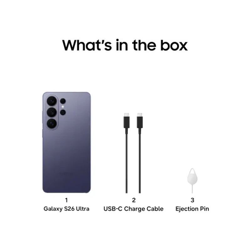 گوشی موبایل سامسونگ مدل Galaxy S26 Ultra حافظه 256 گیگابایت و رم 12 گیگابایت