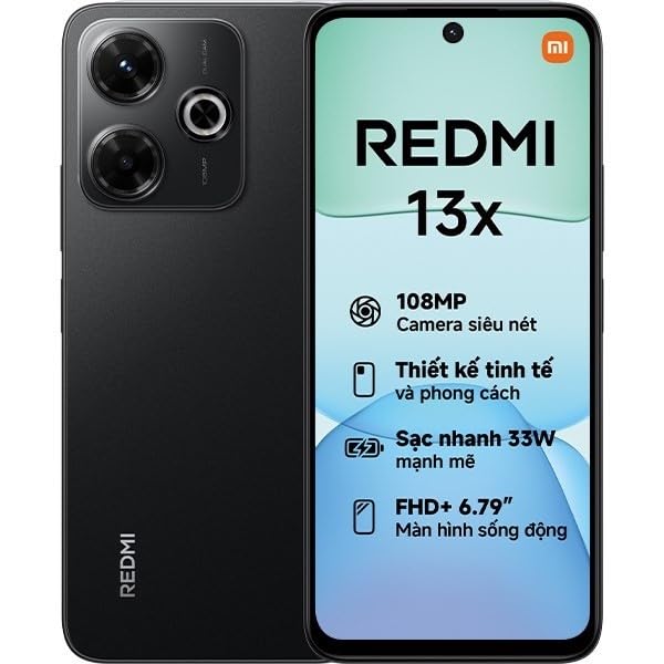 خرید گوشی موبایل شیائومی مدل Redmi 13x دو سیم کارت ظرفیت 256 گیگابایت
