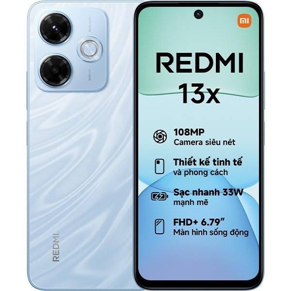 خرید گوشی موبایل شیائومی مدل Redmi 13x دو سیم کارت ظرفیت 256 گیگابایت