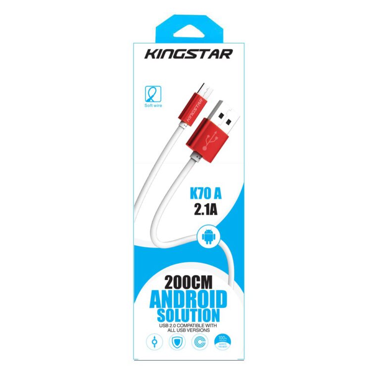 کابل تبدیل USB به Micro-USB   مدل K70A