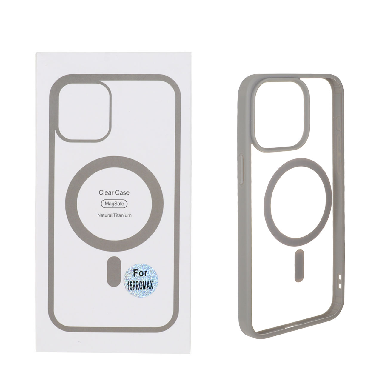 کاور شفاف magnetic مگسیف دار مناسب برای iphone 15 pro max
