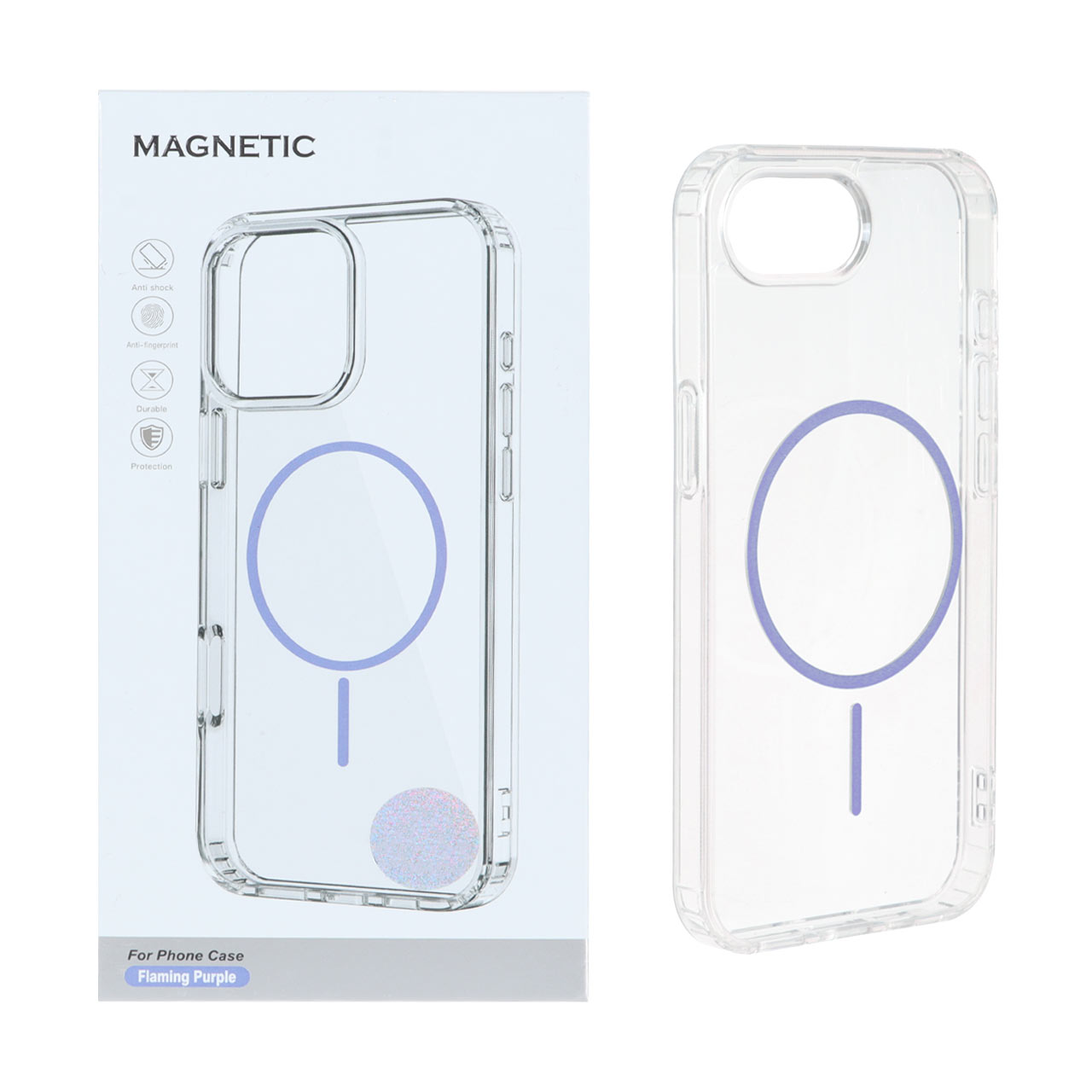 کاور Magnetic دور ژله ای مگسیف دار مناسب برای گوشی آیفون 16e