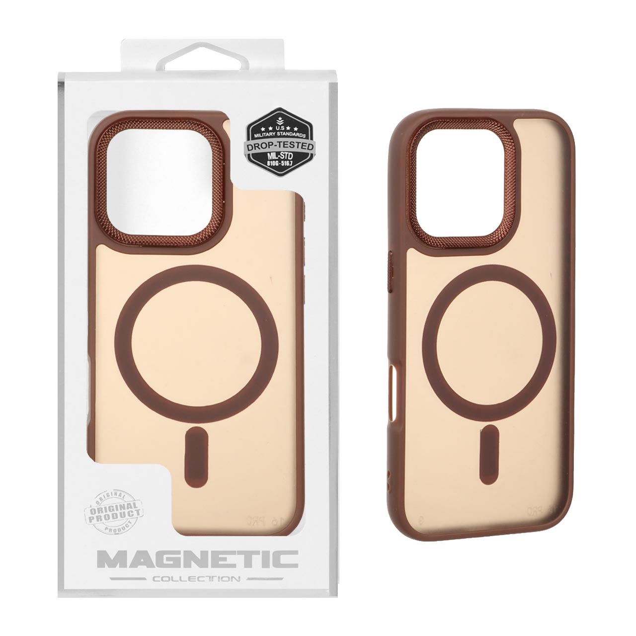 کاور magnetic مات مگسیفدار مناسب برای گوشی آیفون 16 پرو