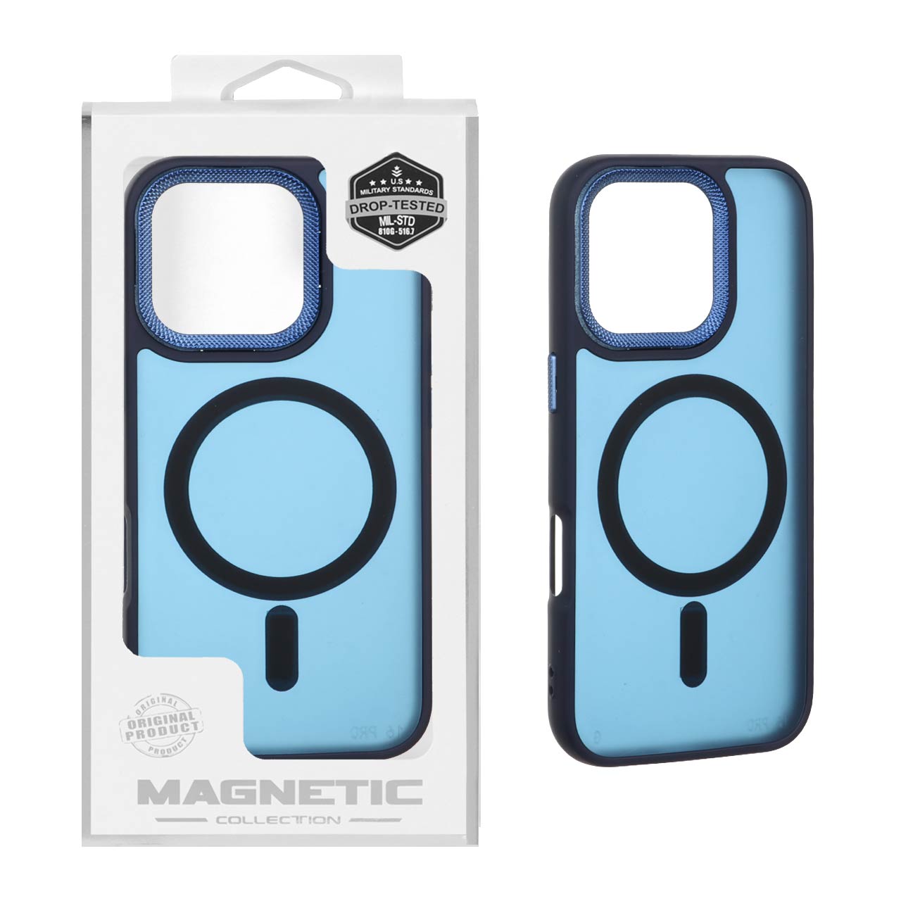 کاور magnetic مات مگسیفدار مناسب برای گوشی آیفون 16 پرو