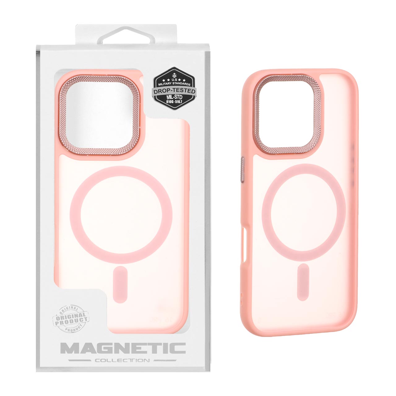 کاور magnetic مات مگسیفدار مناسب برای گوشی آیفون 16 پرو
