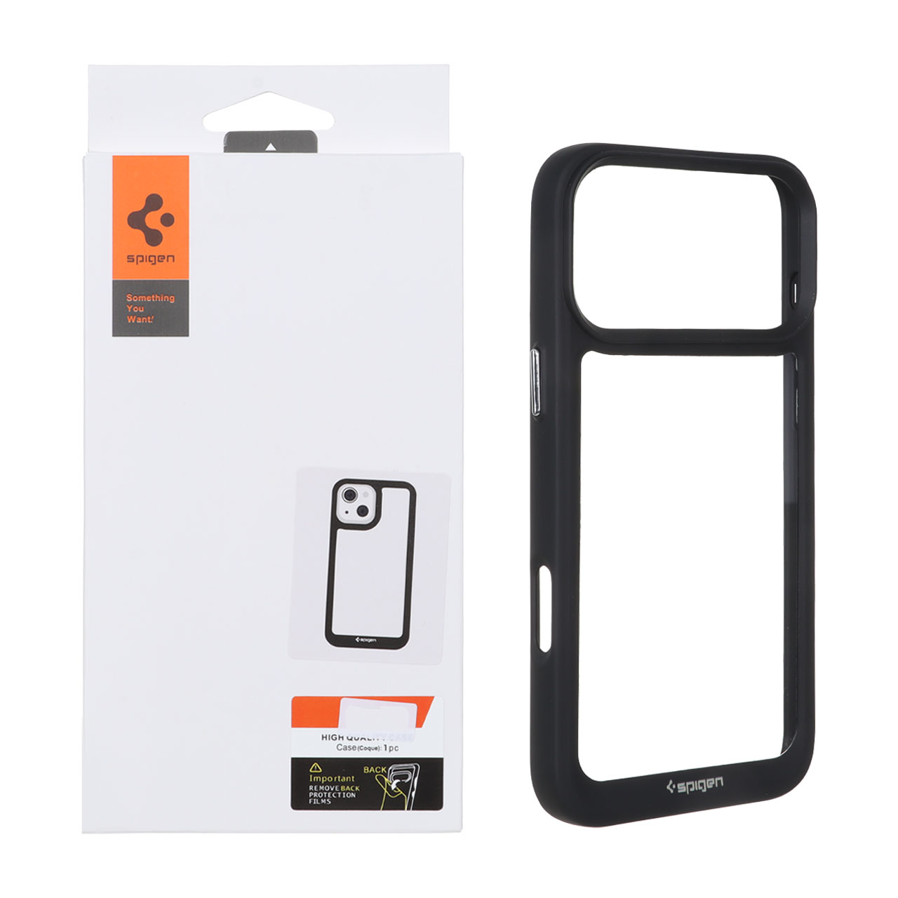 کاور اورجینال Spigen شفاف مناسب برای آیفون 17 پرو مکس