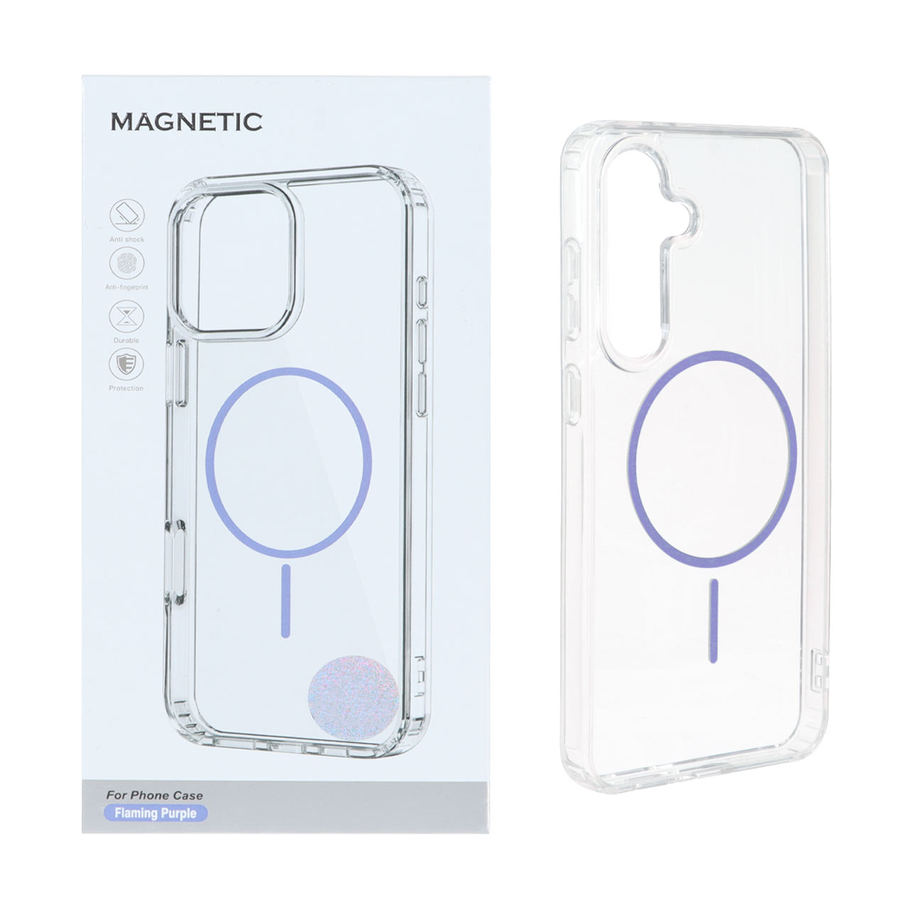 کاور اورجینال magnetic مگسیف دار مناسب برای سامسونگ s24 fe
