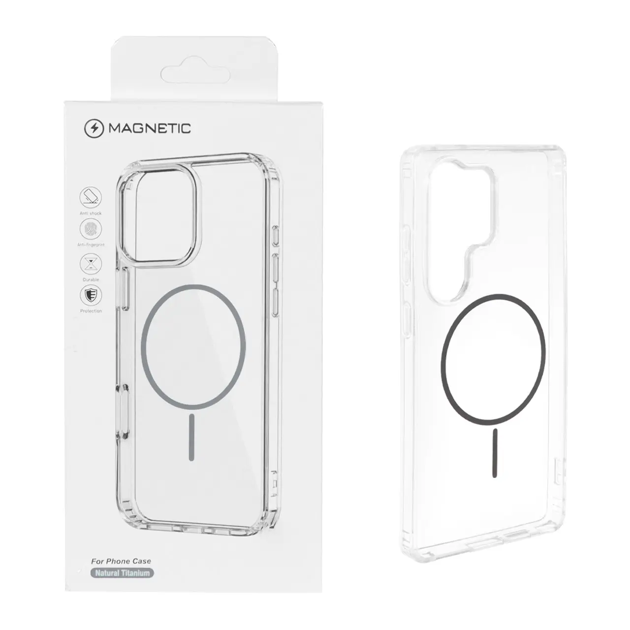 کاور اورجینال magnetic مگسیف دار مناسب برای سامسونگ s25 ultra