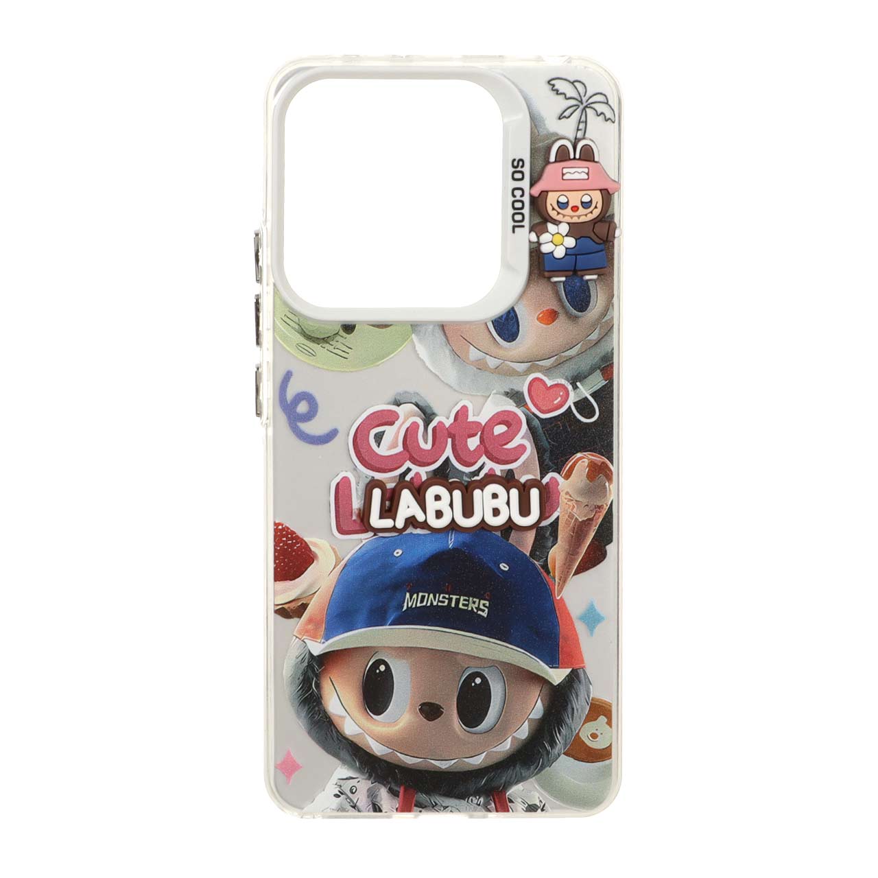 کاور so cool طرح labubu برجسته مناسب برای شیائومی note 14 4g