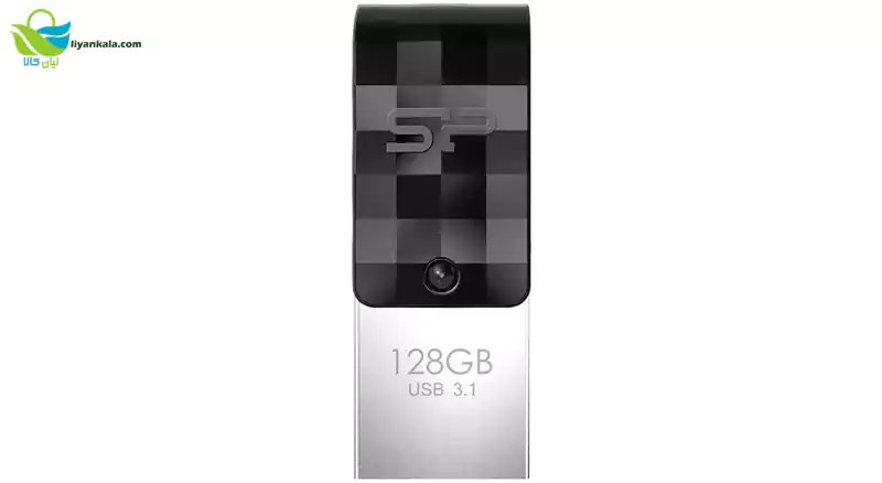 فلش مموری OTG سیلیکون پاور مدل Mobile C31 ظرفیت 128 گیگابایت