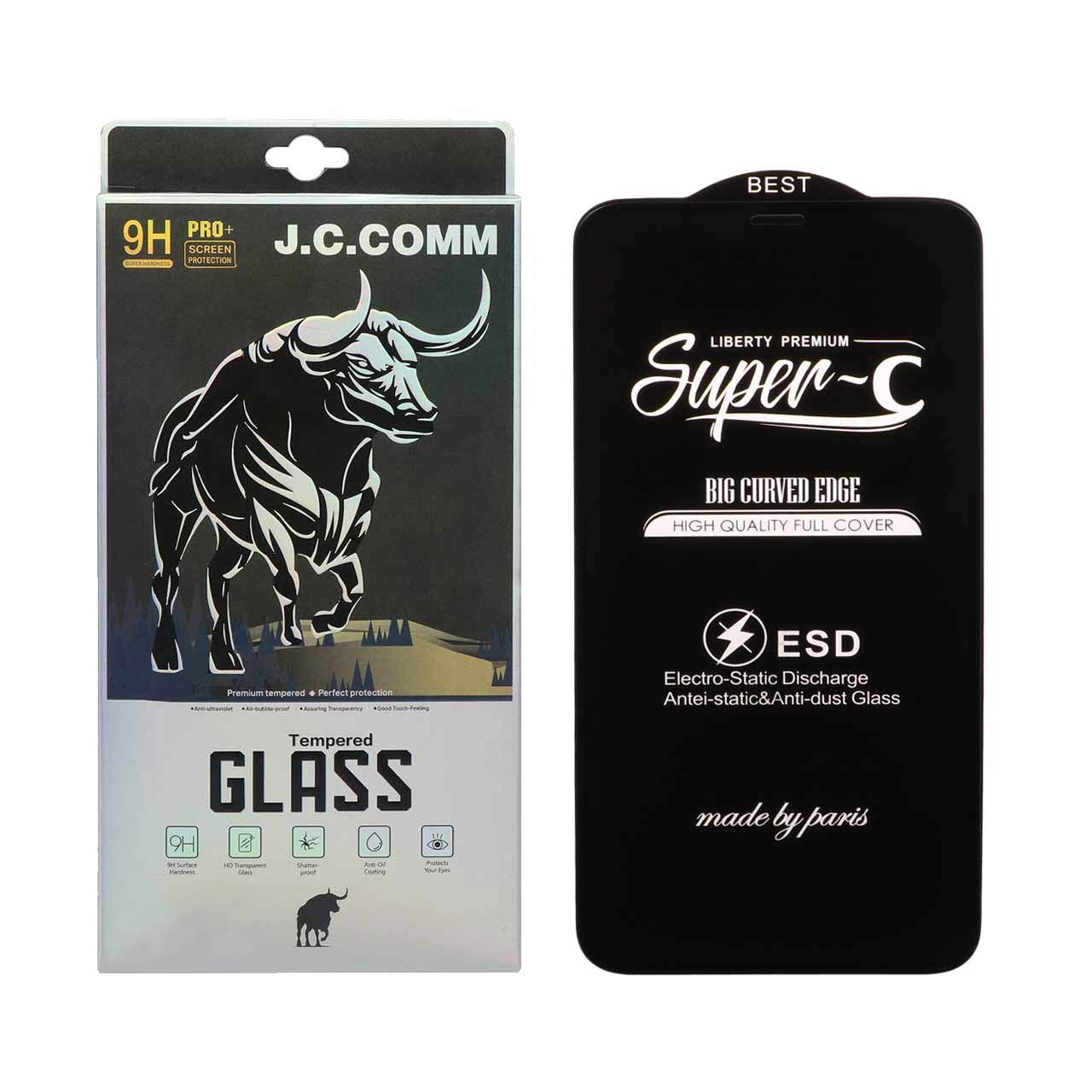 محافظ صفحه نمایش شیشه ای J.C.COMM Full Cover برای آیفون 11