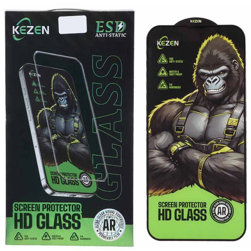 محافظ صفحه نمایش شیشه ای Kazen مدل Anti static مناسب برای اپل iphone 16 