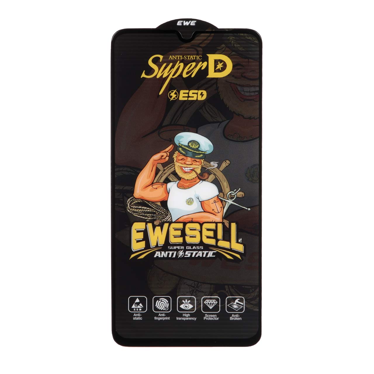 محافظ صفحه نمایش شیشه ای Super D Esd Ewesell برای سامسونگ A06
