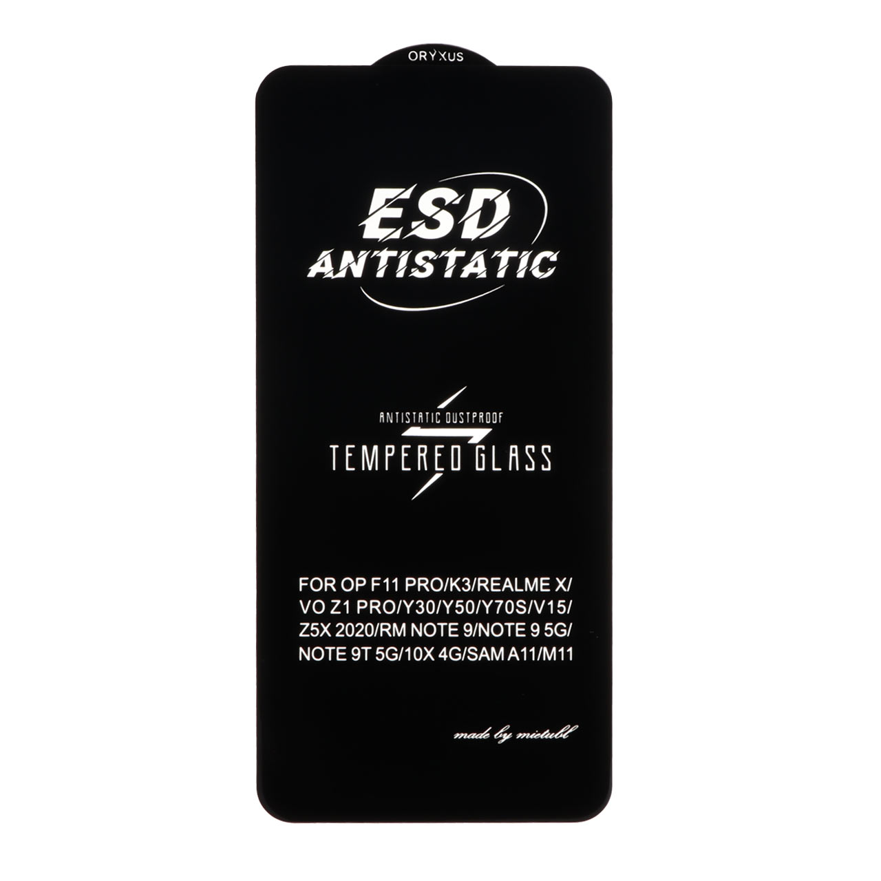 محافظ صفحه نمایش شیشه ای ESD Anti Static ORYXUS برای سامسونگ A11
