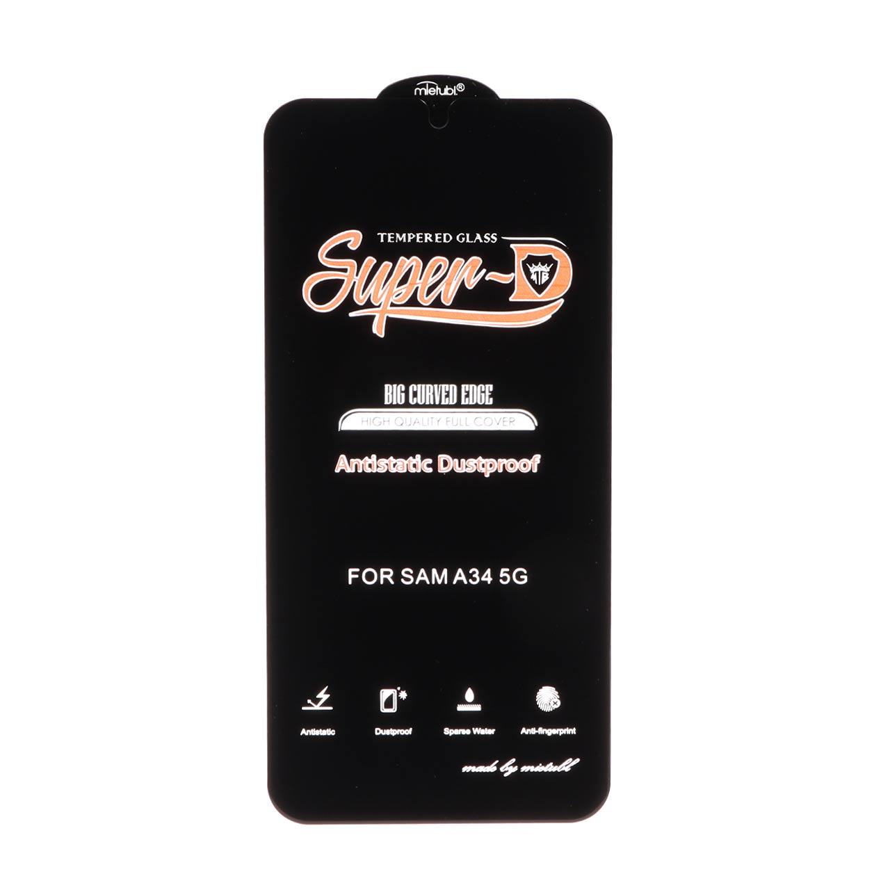 محافظ صفحه نمایش شیشه ای Full Cover Super D برای سامسونگ A34