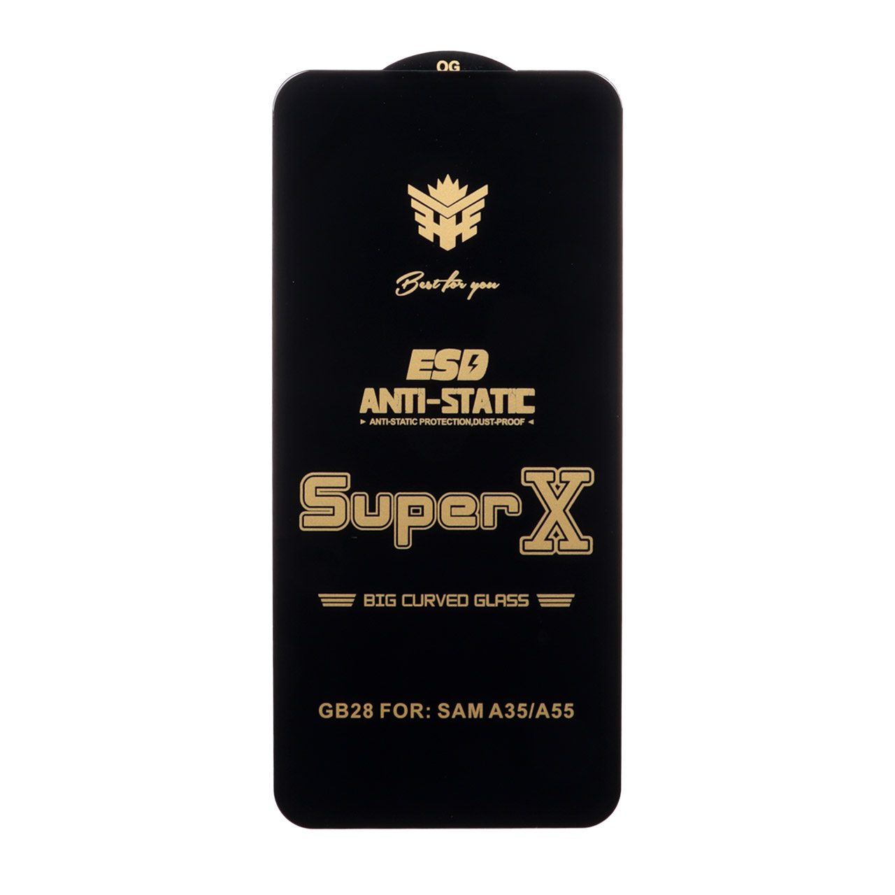 محافظ صفحه نمایش شیشه ای Full Cover Super X برای سامسونگ S24 FE