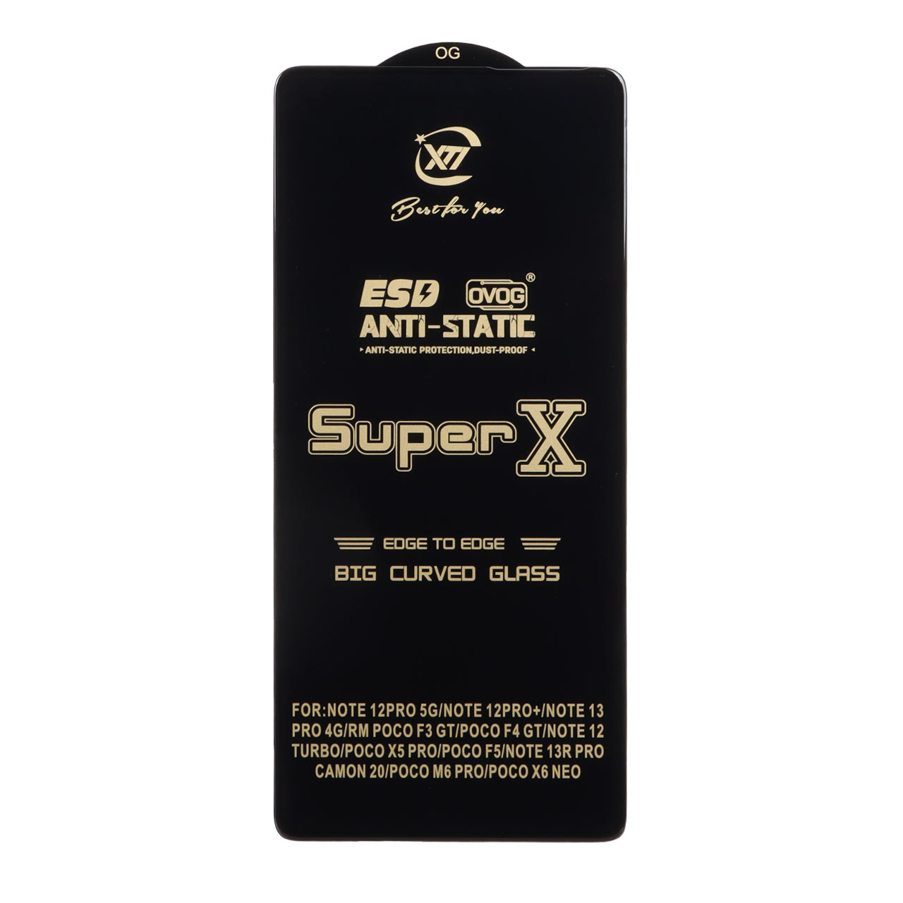 محافظ صفحه نمایش شیشه ای Full Cover Super X برای شیائومی Note 13 4g