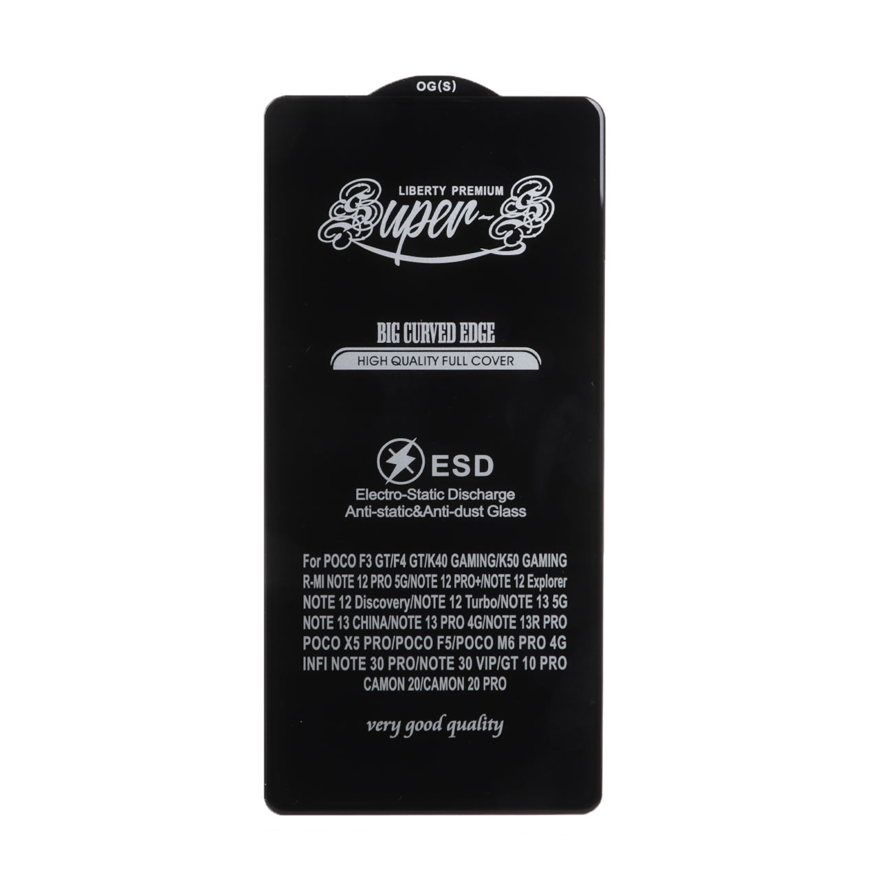 محافظ صفحه نمایش شیشه ای Full Cover Super S OG برای شیائومی Note 13 pro 5g