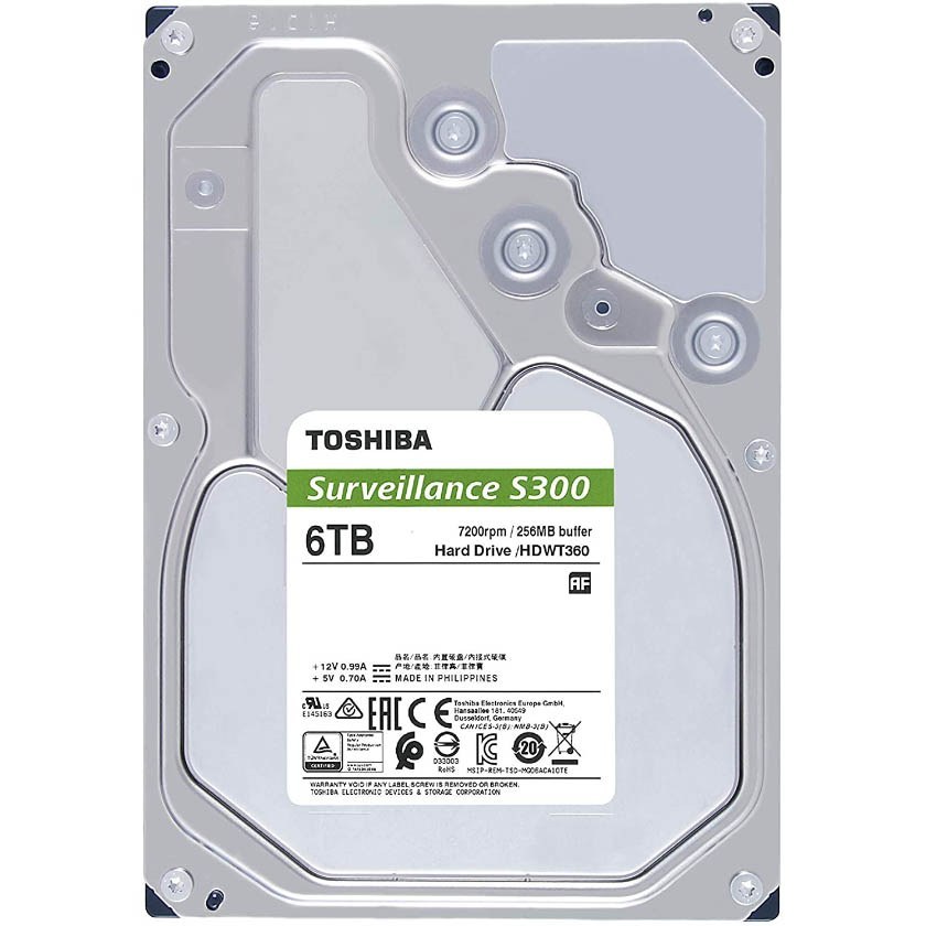 خرید هارددیسک اینترنال توشیبا مدل S300 surveillance ظرفیت 6 ترابایت