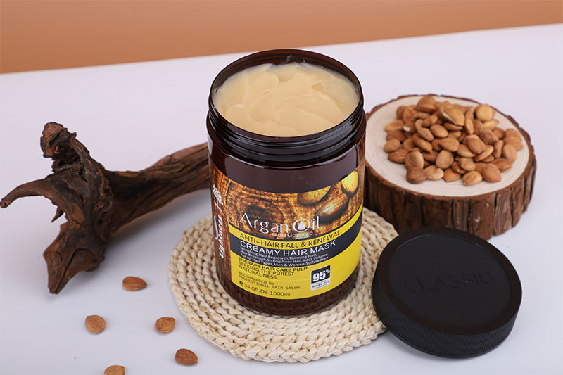 ماسک مو  لایتنس lightness مدل argan oil حجم 1000 میلی لیتر