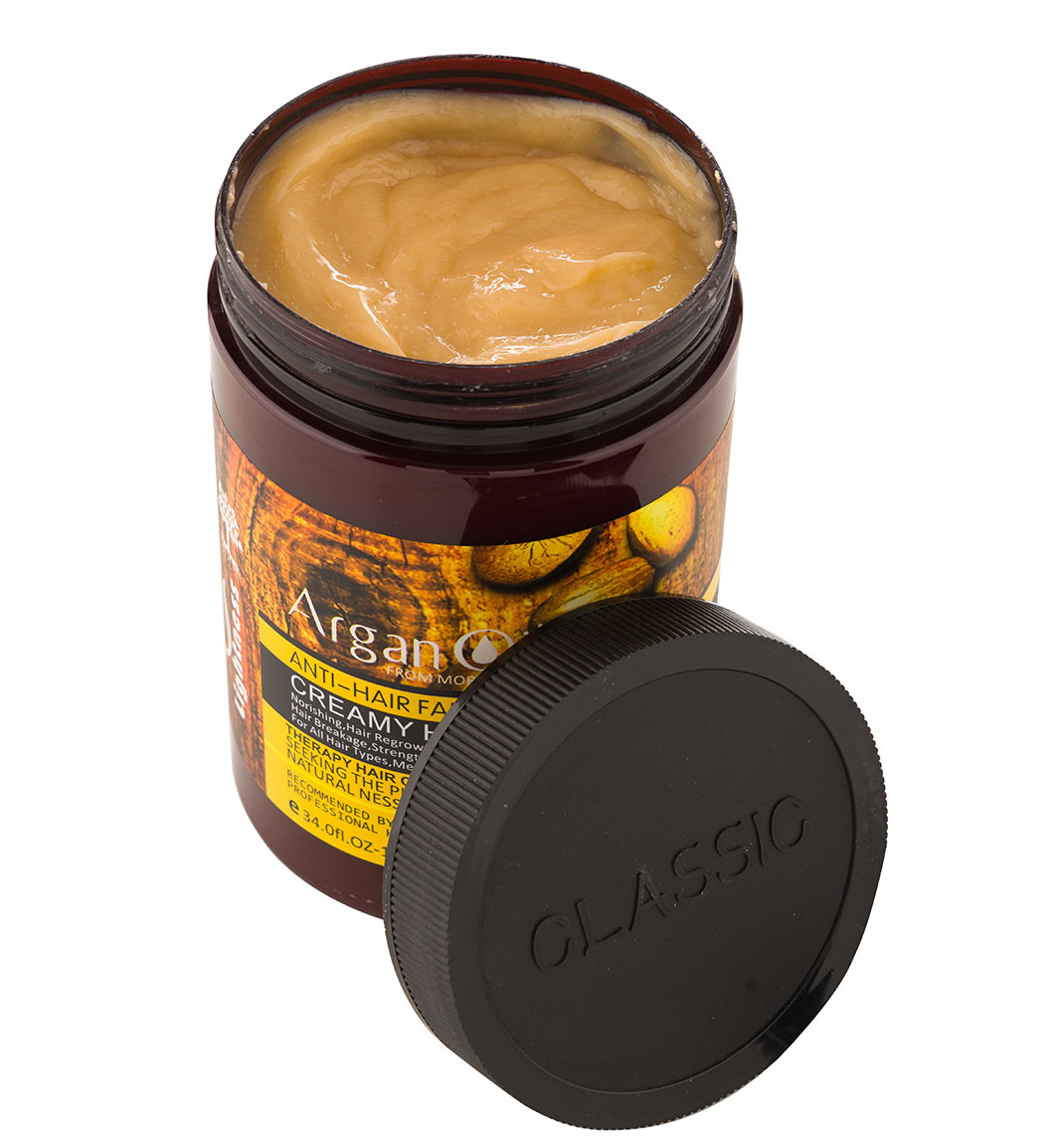 ماسک مو  لایتنس lightness مدل argan oil حجم 1000 میلی لیتر
