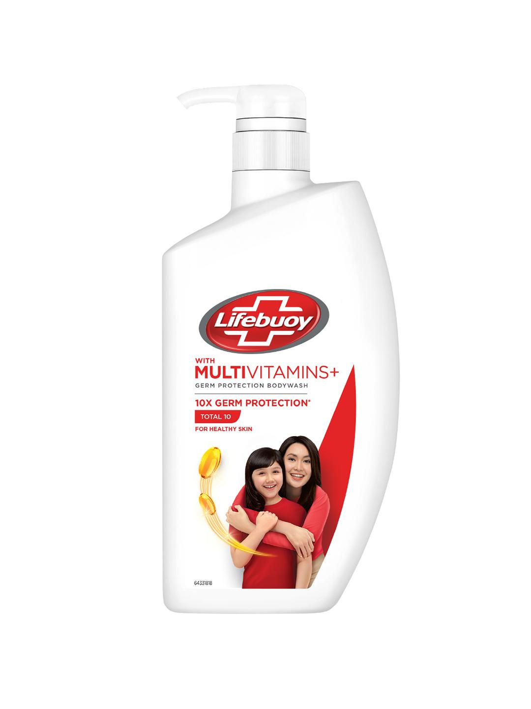 شامپو بدن لایف بوی lifebuoy مدل 10x germ protection حجم 920 میلی لیتر