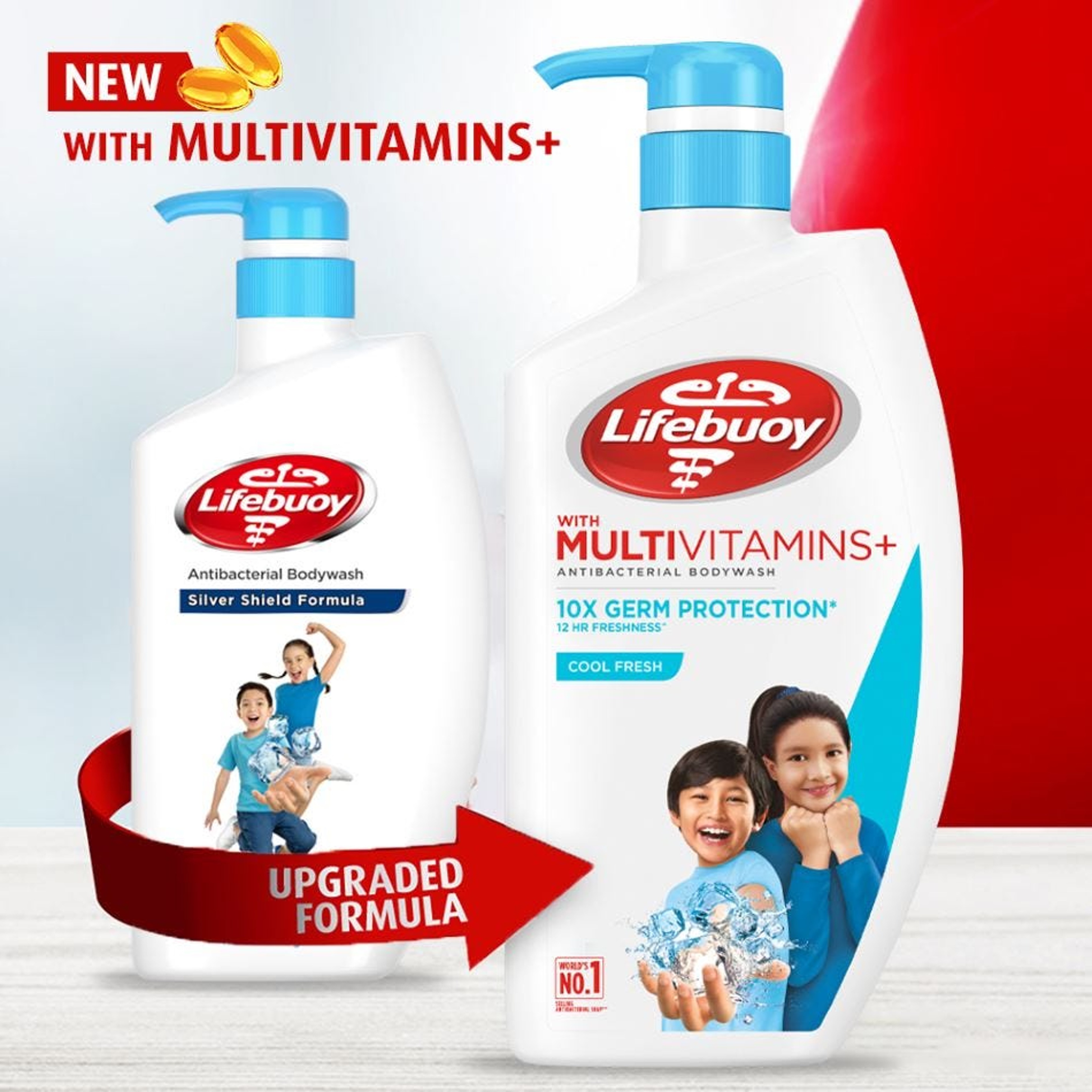 شامپو بدن لایف بوی lifebuoy مدل cool fresh حجم 950 میلی لیتر