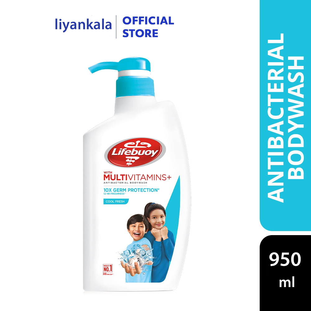شامپو بدن لایف بوی lifebuoy مدل cool fresh حجم 950 میلی لیتر