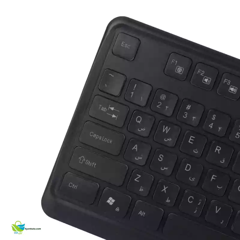 کیبورد تسکو مدل TK 8046،سوییچ ممبران، Full-size، نورپردازی RGB
