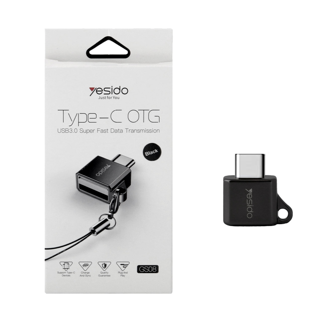 مبدل OTG USB به USB-C یسیدو مدل GS08