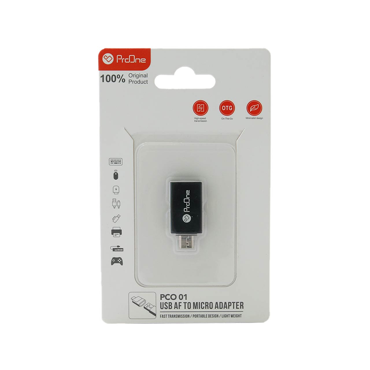 مبدل OTG USB به میکرو پرو وان مدل PCO 01
