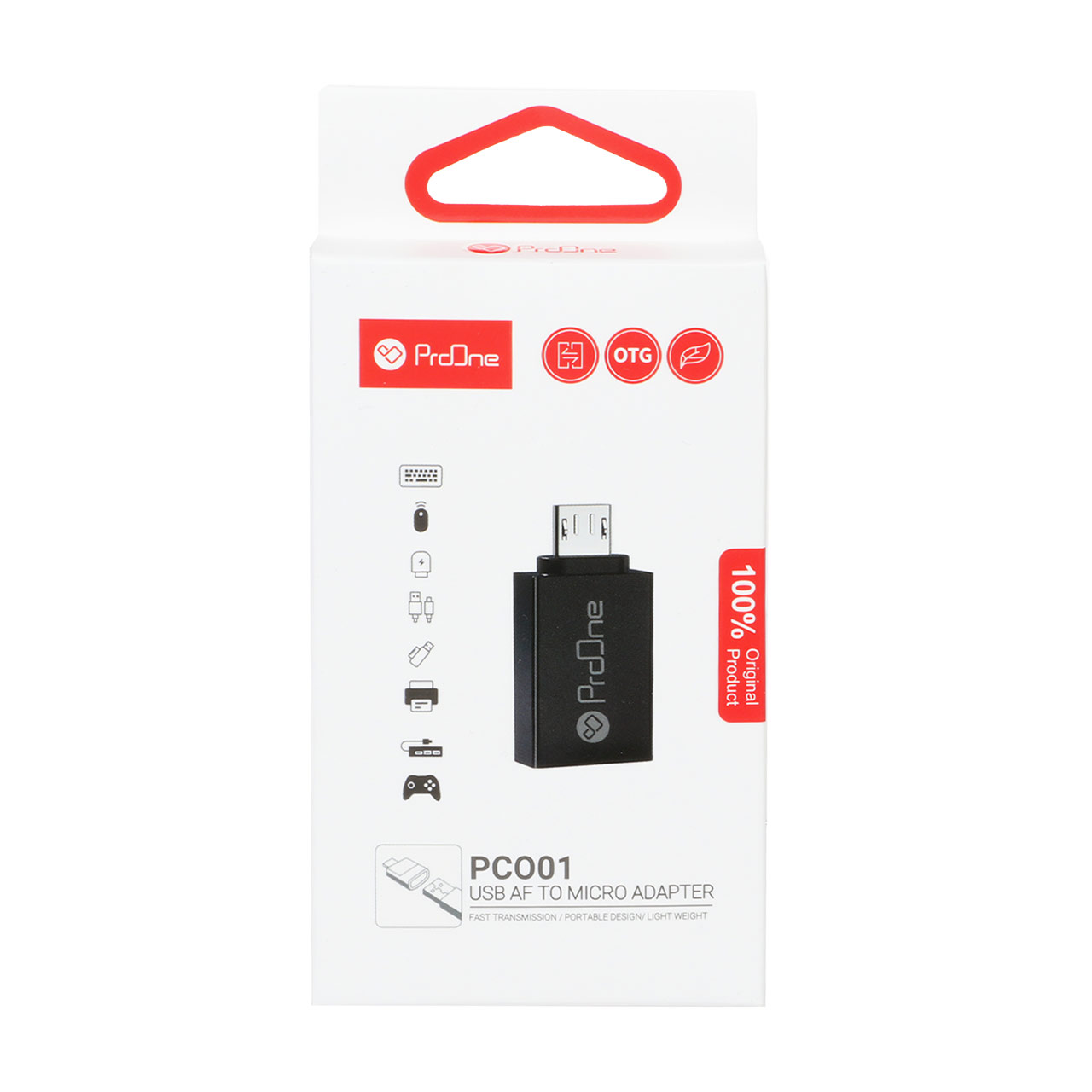 مبدل OTG USB به میکرو پرو وان مدل PCO 01