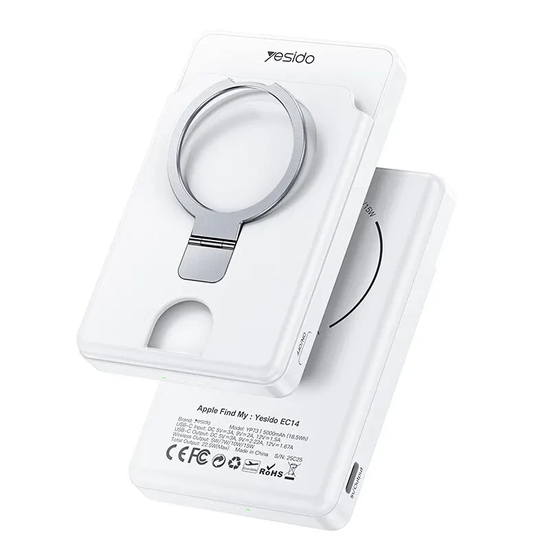 پاوربانک یسیدو مدل YP-73 Magsafe&nbsp;ظرفیت 5000 میلی آمپر ساعت
