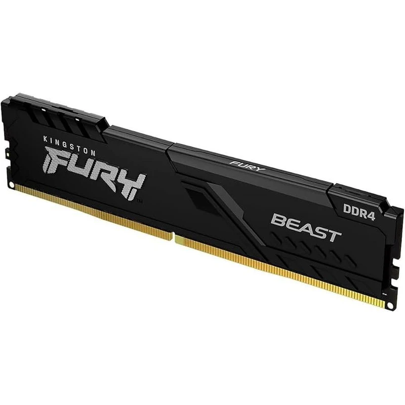 رم کامپیوتر DDR4 تک کاناله 3200 مگاهرتز CL16 کینگستون مدل FURY Beast ظرفیت 8 گیگابایت