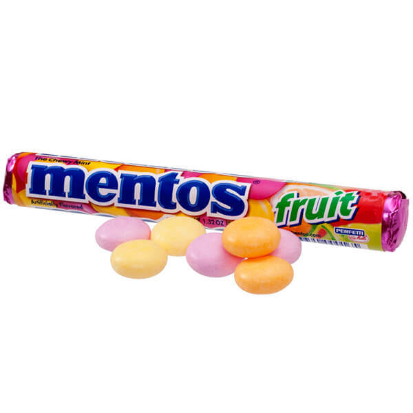 آبنبات میوه ای منتوس mentos وزن 29 گرم