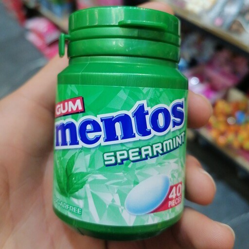 آدامس بدون قند منتوس mentos بسته 40 عددی