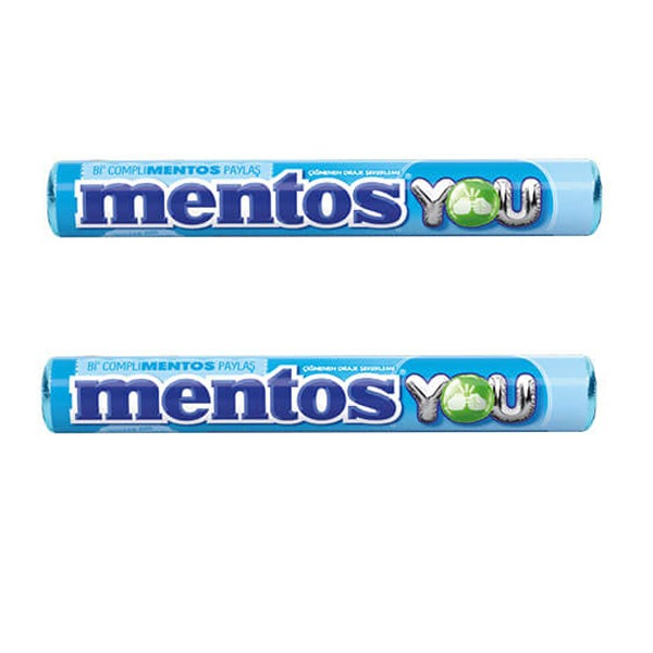 آبنبات میوه ای منتوس mentos وزن 29 گرم