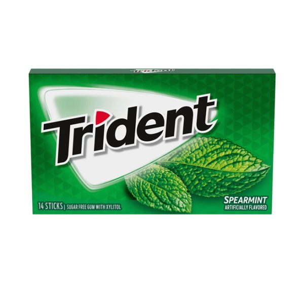 آدامس بدون شکر trident بسته 14 عددی
