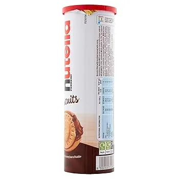 بیسکوییت نوتلا استوانه ای 12 عددی nutella