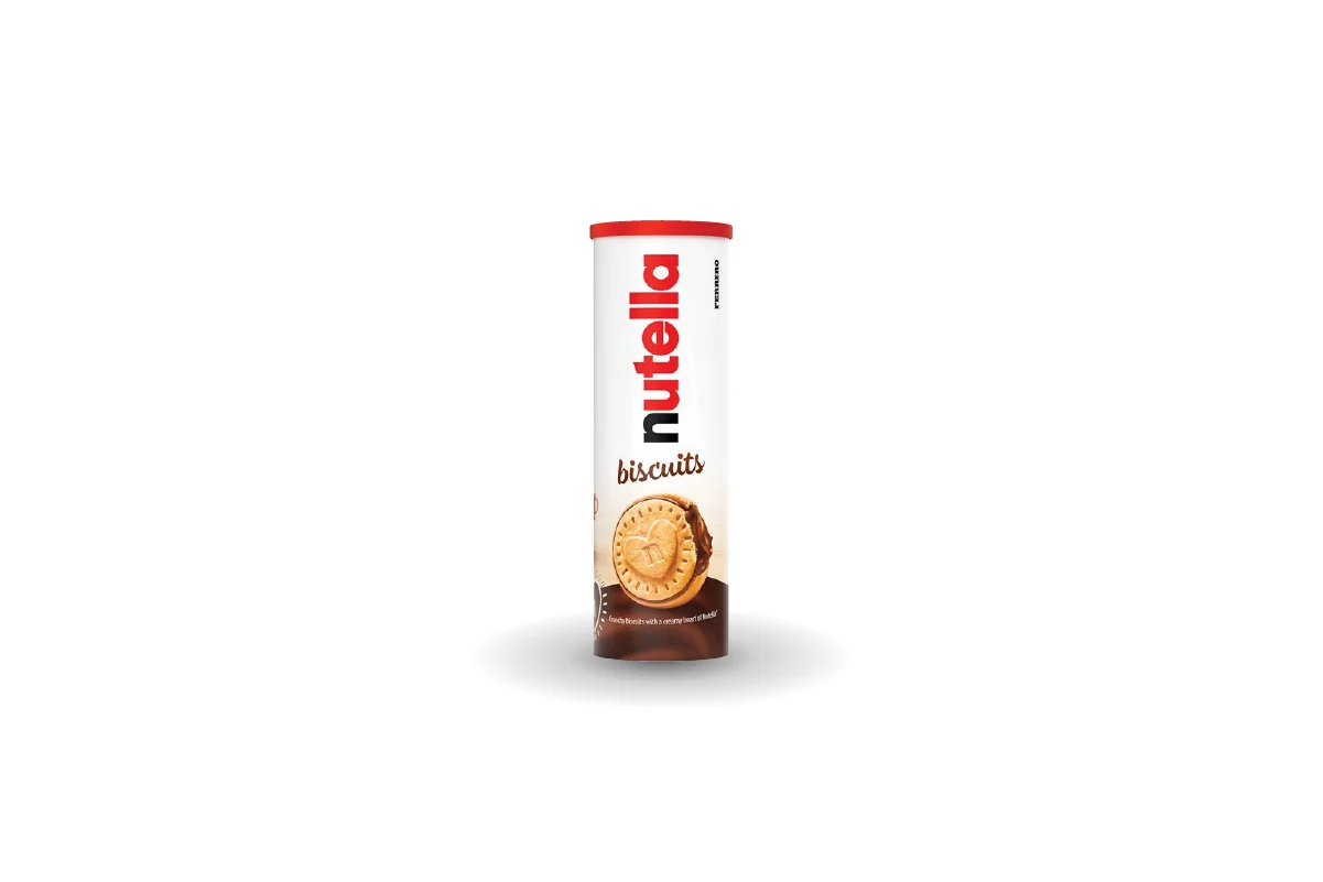 بیسکوییت نوتلا استوانه ای 12 عددی nutella
