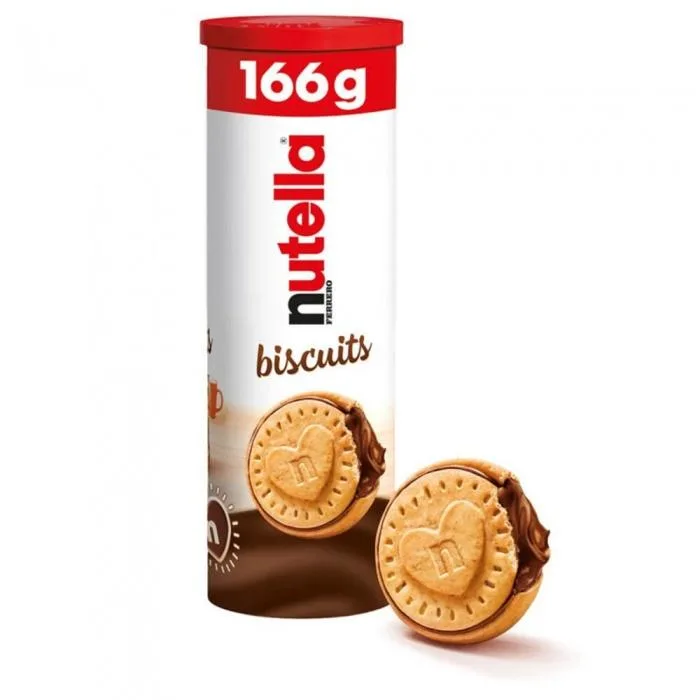 بیسکوییت نوتلا استوانه ای 12 عددی nutella