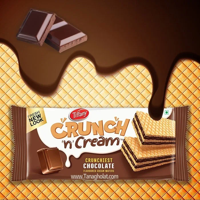 ویفر شکلاتی  کرانچ TIFFANY Crunch تیفانی 135 گرمی