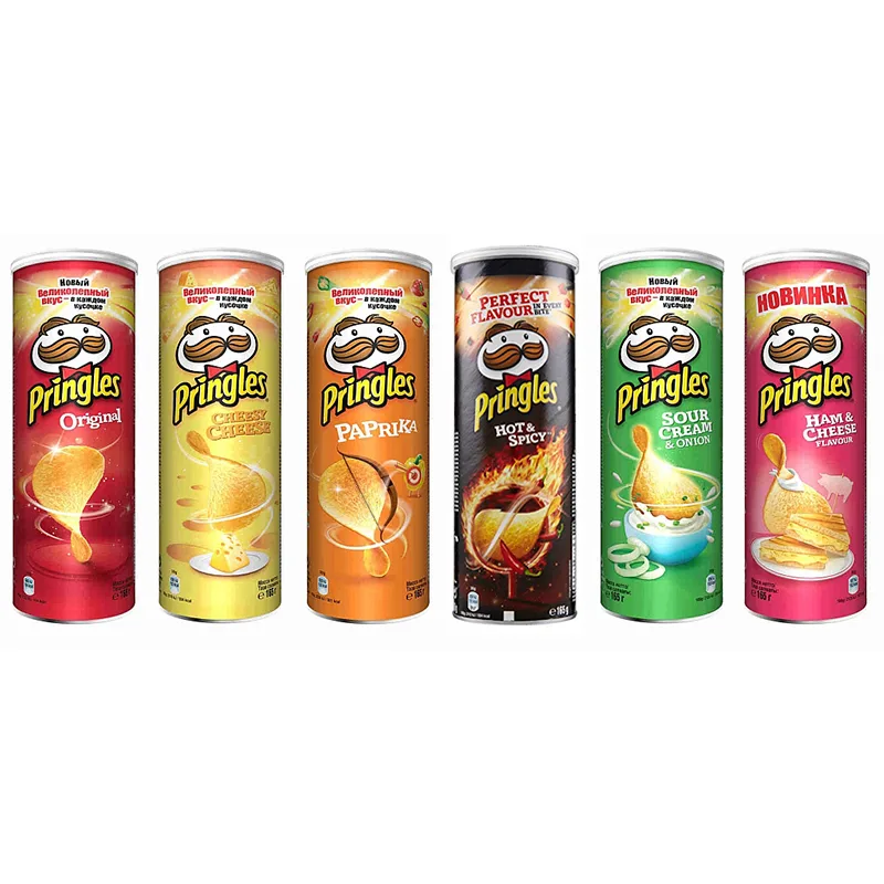 چیپس پرینگلز pringles بسته 165 گرمی