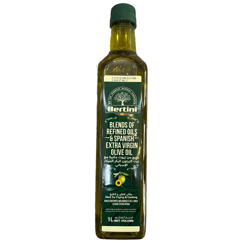 قیمت و خرید روغن زیتون با بو extra virgion  برتینی - 1000 میلی لیتر