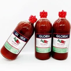 سس فلفل تند گلوریا gloria حجم 474 میلی لیتر