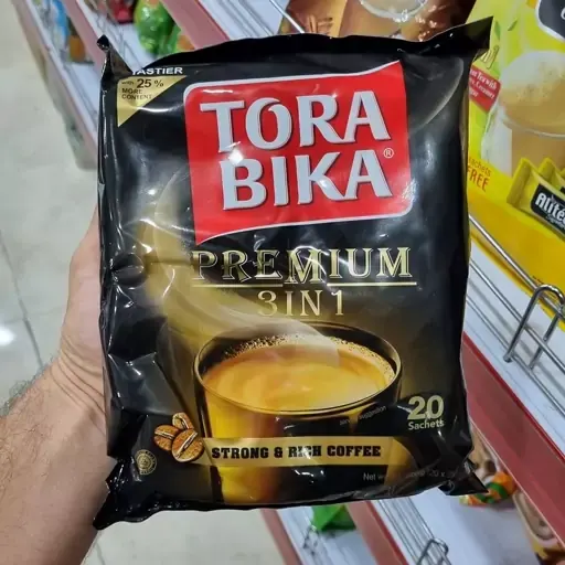 کافی میکس تورابیکا پرمیوم Premium مدل 3 در 1 بسته 20 عددی